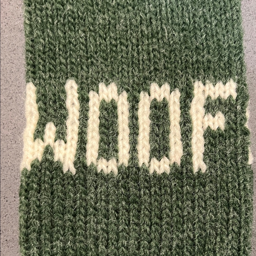 Festive Green and Red Dog Christmas Stockings - Picture 2 of 8